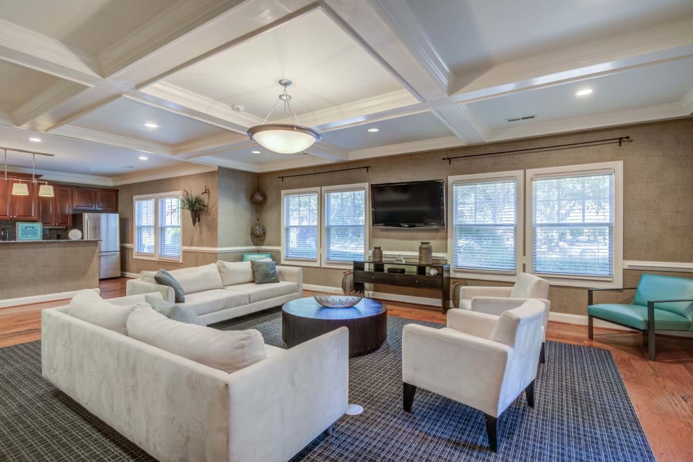 Interior of clubhouse at Maple Bay Townhomes in Virginia Beach, Virginia