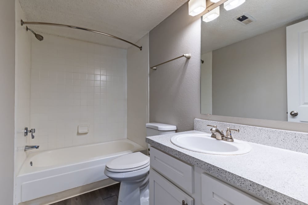 Our Modern Apartments in Colorado Springs, Colorado showcase a Bathroom