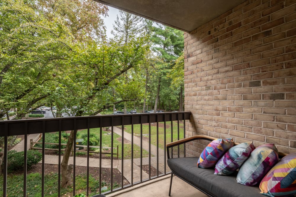 Private Balcony at Apartments in Columbia, Maryland