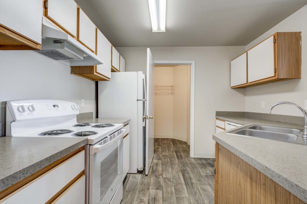 Apartments that are Great for entertaining with a Kitchen at The Pines at Castle Rock Apartments