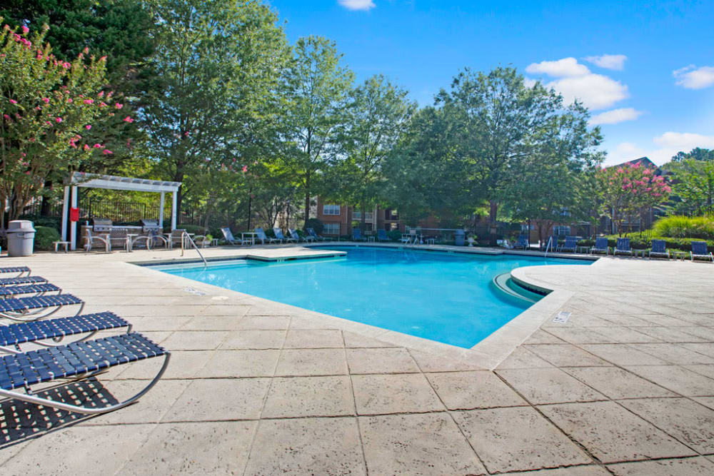 Poolside at Apartments in Lawrenceville, Georgia