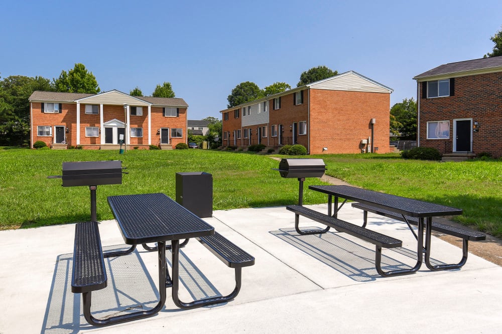 grilling station at James River Pointe in Richmond, Virginia