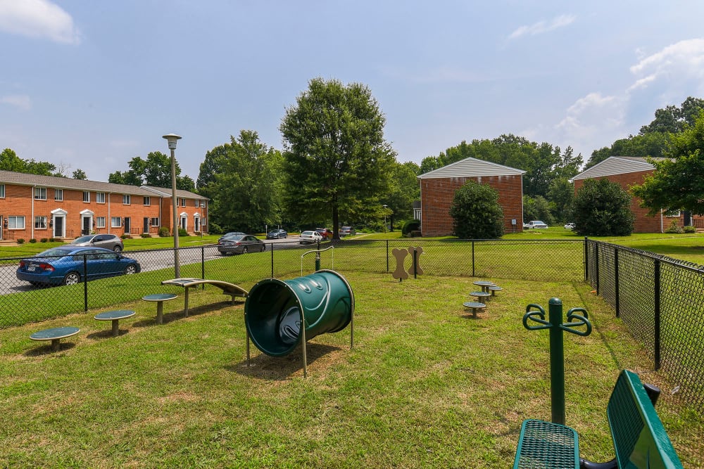 Dog Park at James River Pointe in Richmond, Virginia