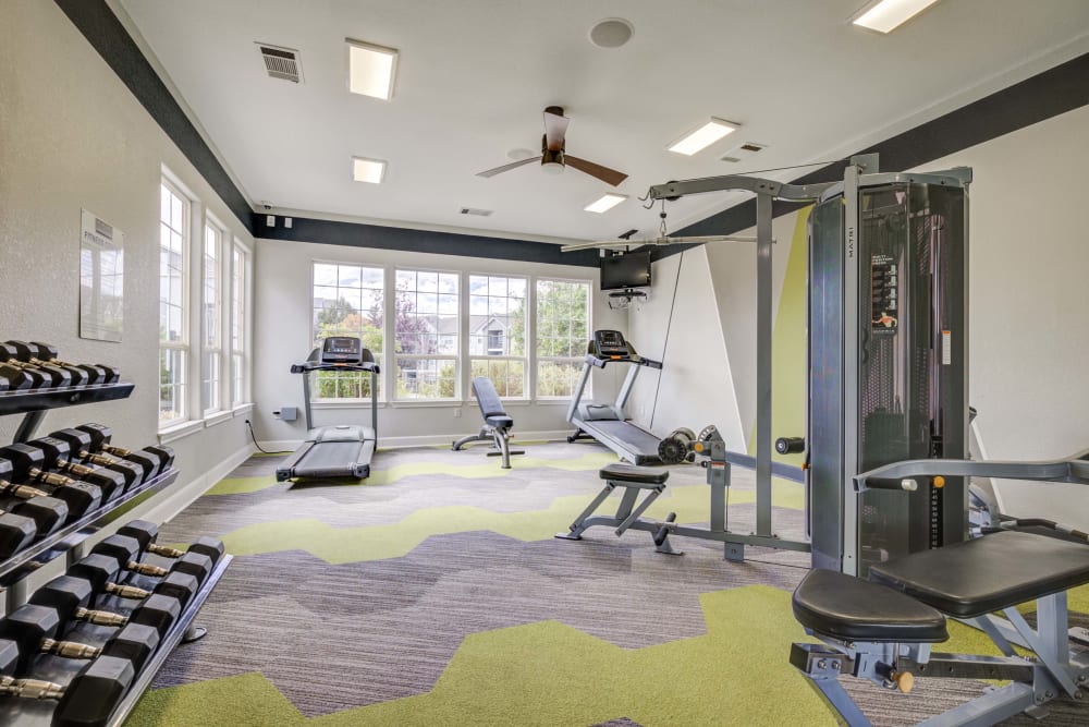 Fitness center at Reserve at South Creek in Englewood, Colorado
