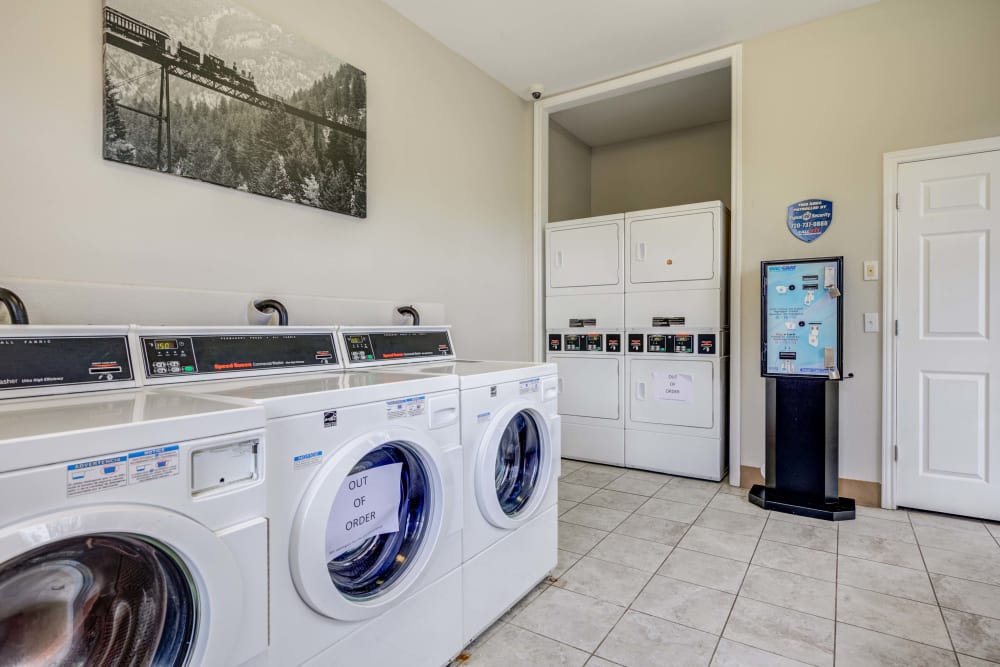 Onsite community laundry center at Reserve at South Creek in Englewood, Colorado