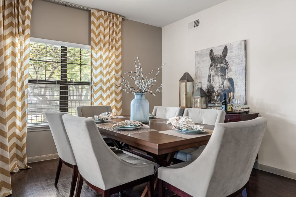 Modern Dining Room at Marquis on Lakeline in Cedar Park, Texas