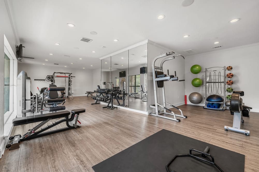Fitness Center at Marquis at Caprock Canyon in Austin, Texas