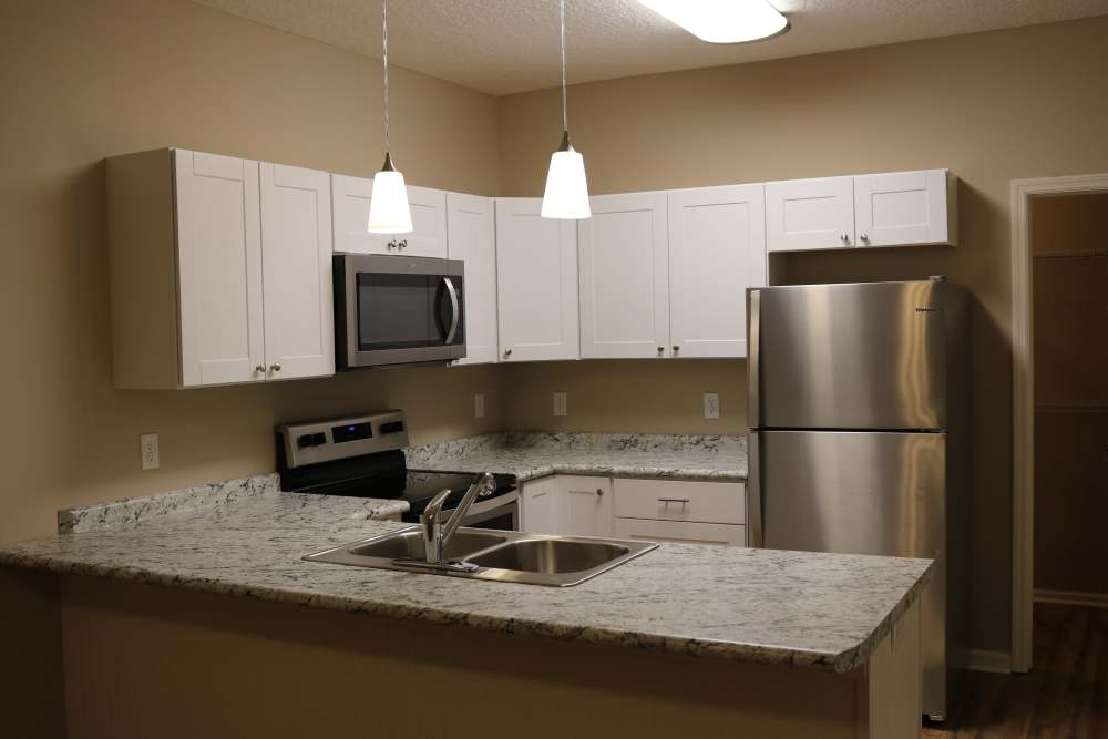 Kitchen at Patriots Place in Valdosta, Georgia