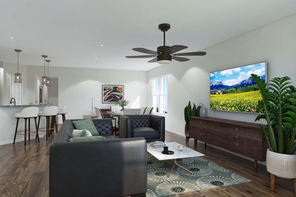 Living room at Patriots Place in Valdosta, Georgia