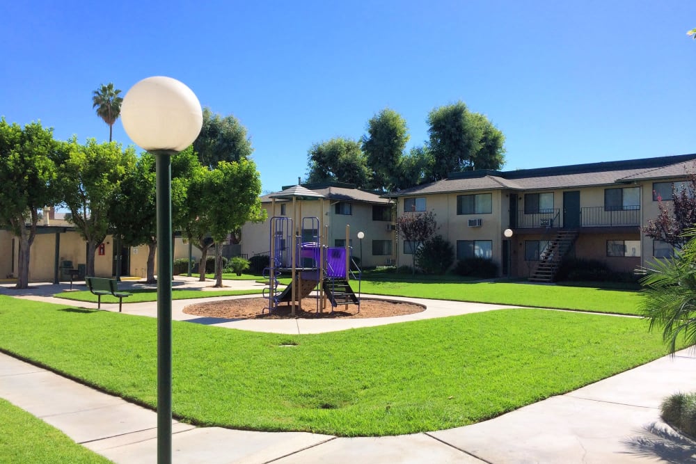 Playground at Sierra Gardens in Riverside, California