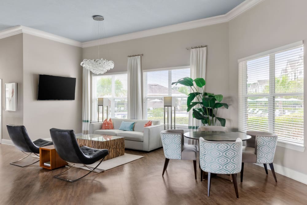 Clubhouse living area at  Lakeline at Bartram Park in Jacksonville, Florida