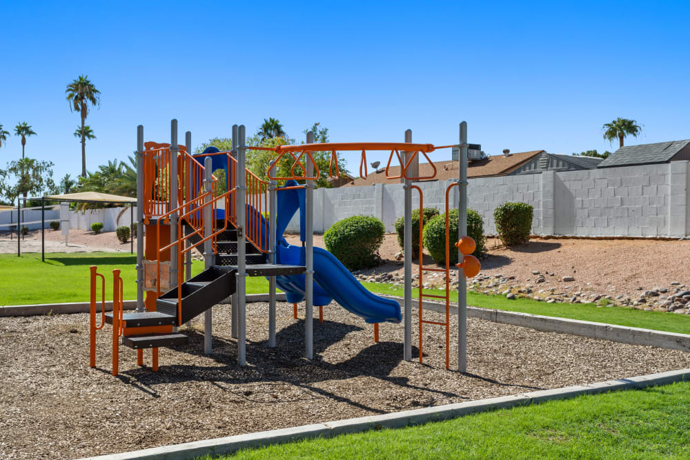 Play structure at Cielo on Gilbert in Mesa, Arizona