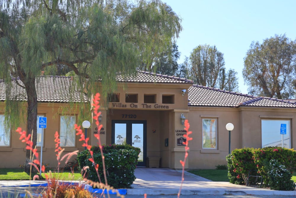 Lease office at Villas on the Green in Palm Desert, California