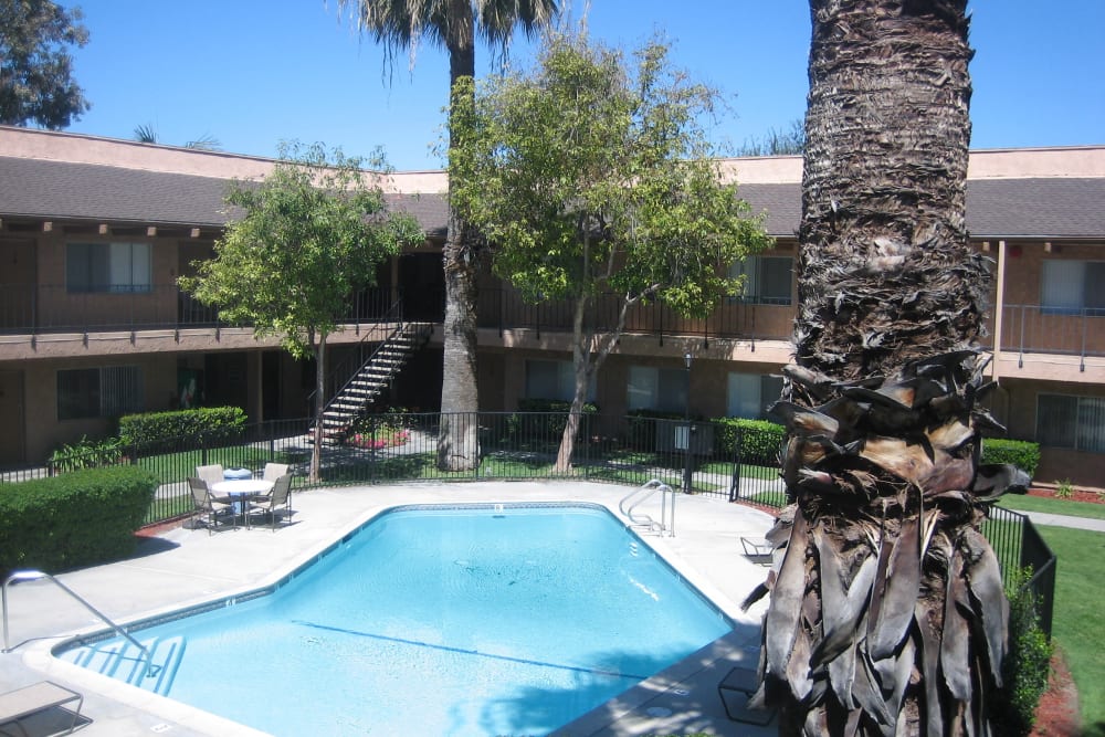 Our beautiful swimming pool at Terrace Oak in Colton, California