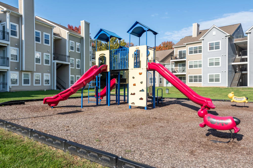 On-site playground at Abbotts Run Apartments in Alexandria, Virginia