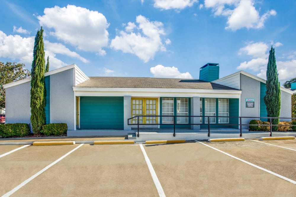 Parking area at Sagamore Apartment Homes in Benbrook, Texas