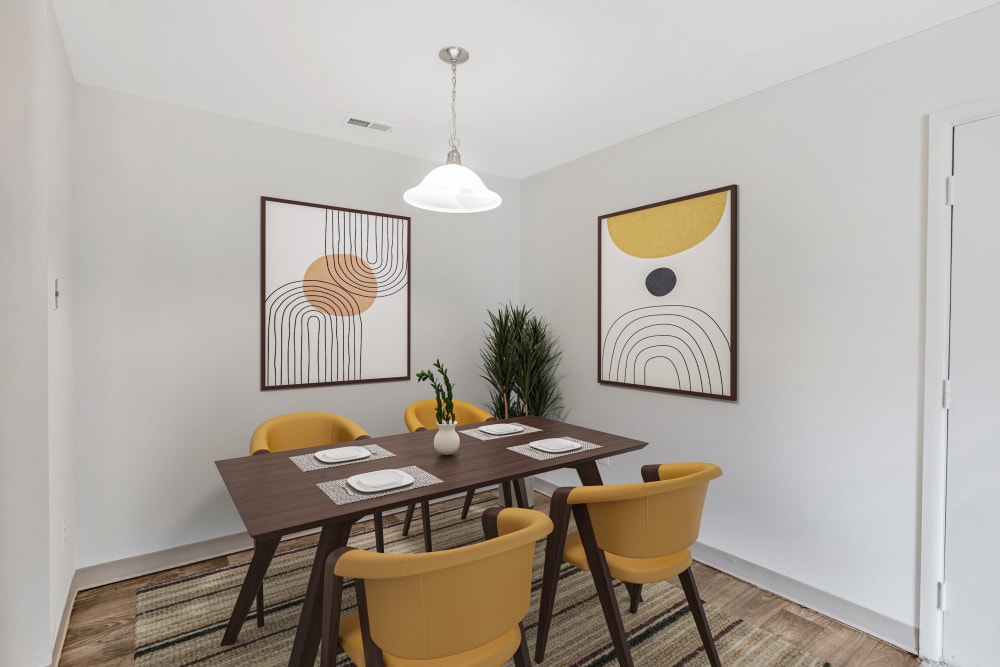 Dining Room at Cranbury Crossing Apartment Homes in East Brunswick, New Jersey