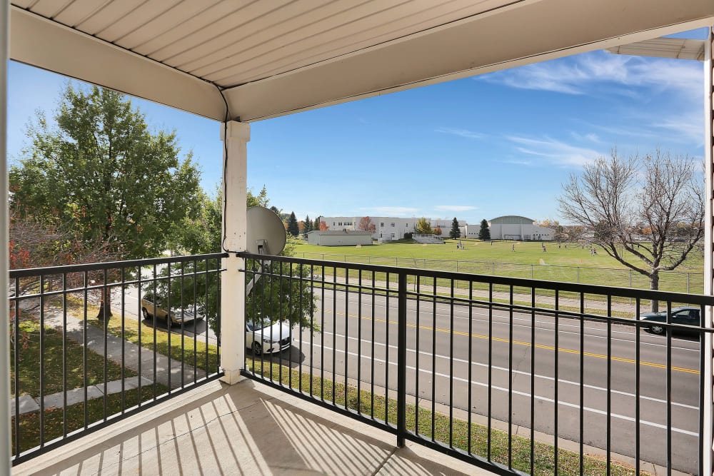 Balcony at Apartments in Fort Collins, Colorado