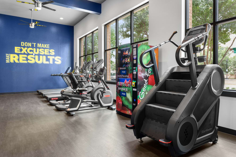 Fitness center at Olympus Boulevard in Frisco, Texas
