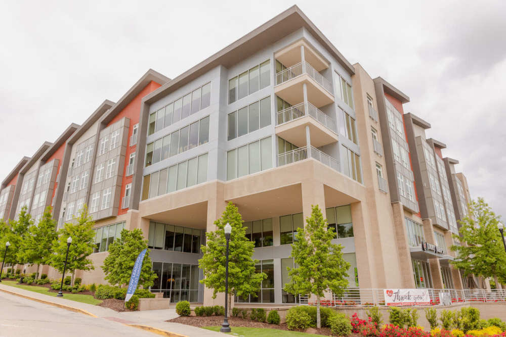 Exterior view of the apartments at Lofts At Navicent in Macon, Georgia 