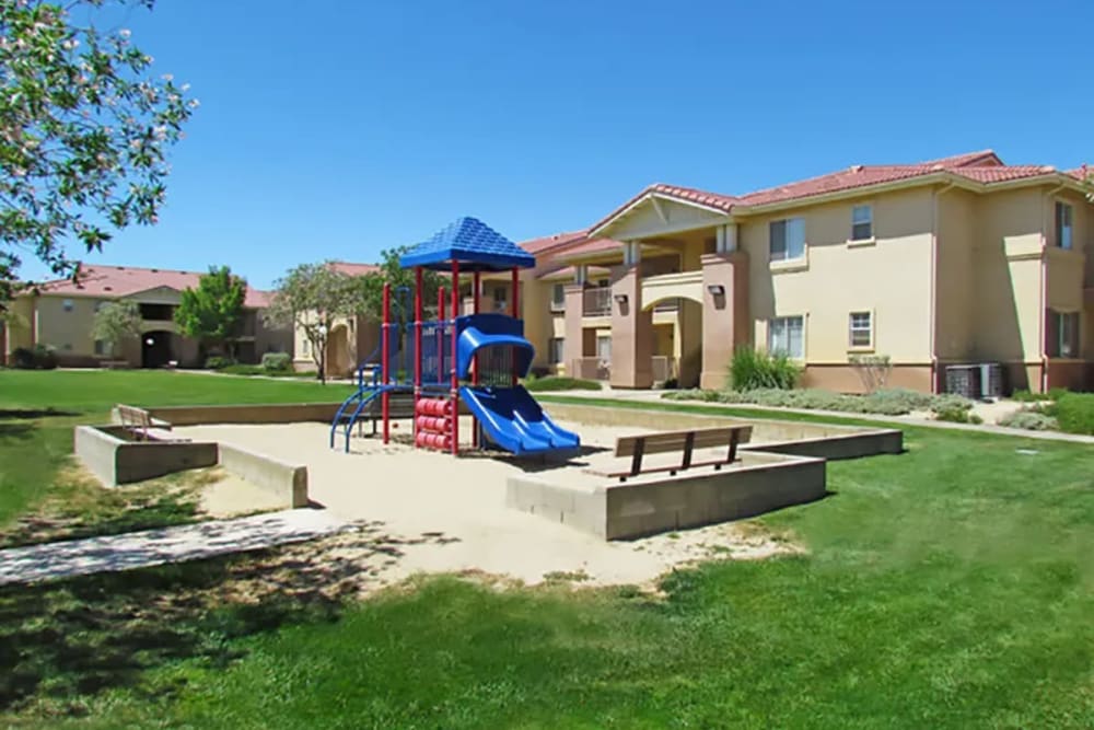 Playground at Casablanca Apartments in Palmdale, California
