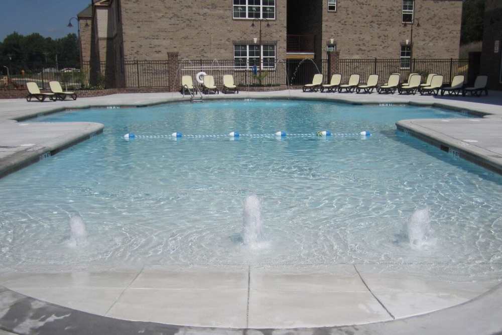Pool at Winston-Salem, North Carolina, apartments at Wallburg Landing