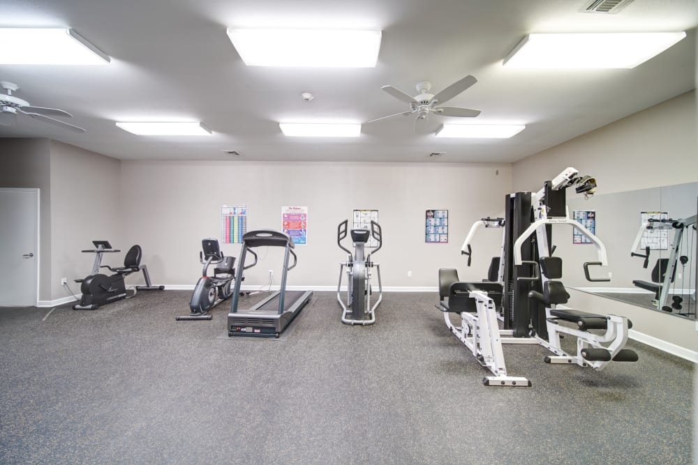 Fitness center at Heritage in Hillsborough, North Carolina
