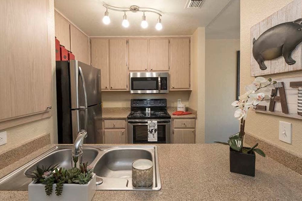 Kitchen of a unit in Foxborough in Citrus Heights, California