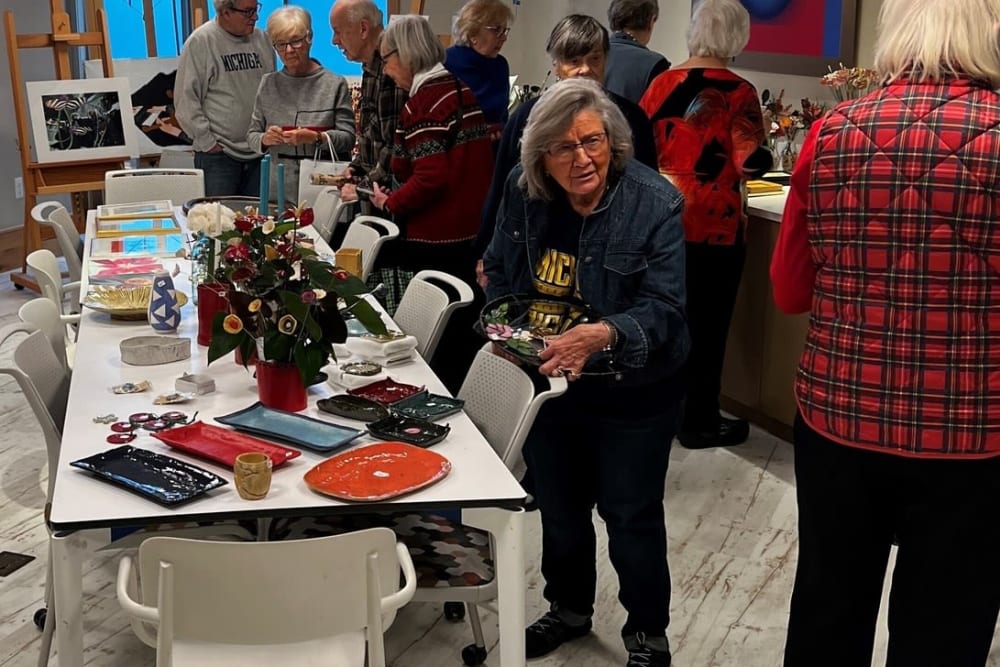 Annual Holiday Bazaar Charity Event in the Art and Crafts Room 