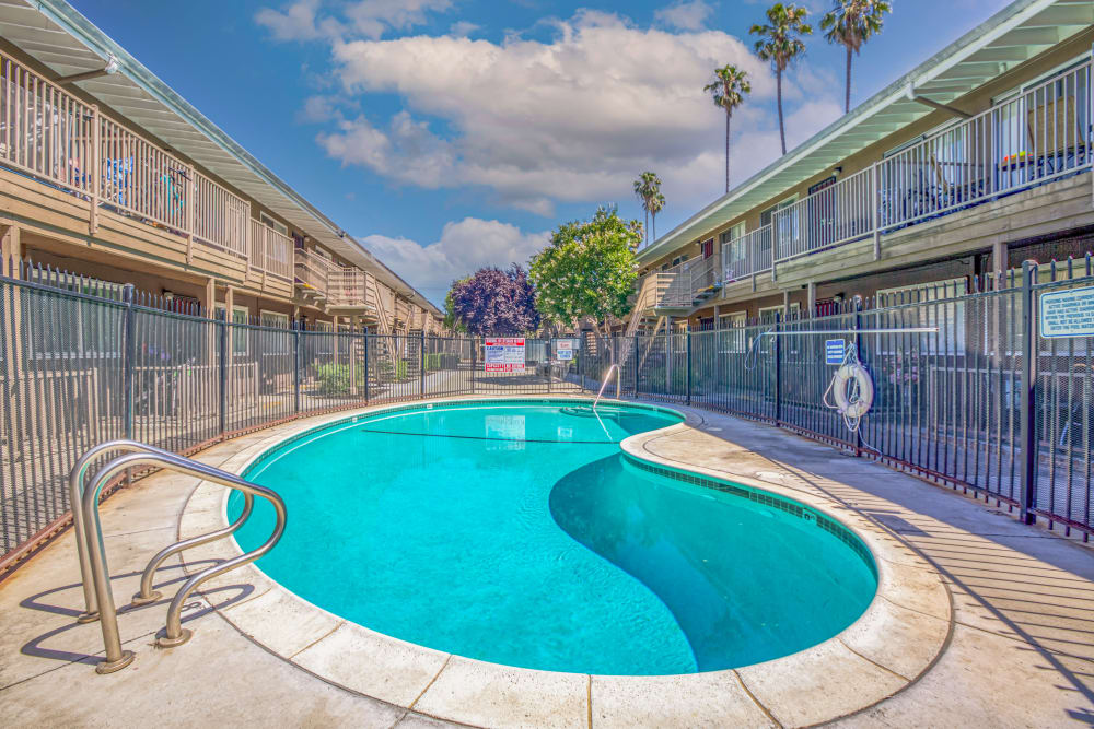 Swimming pool at Regency Square in San Jose, California