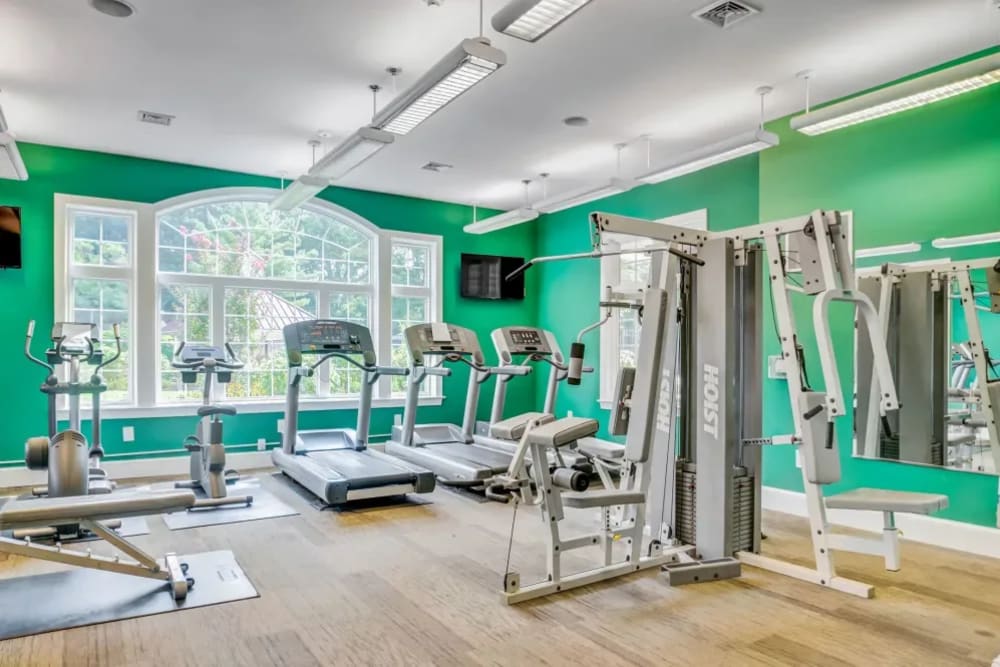 Our Modern Apartments in Malvern, Pennsylvania showcase a Fitness Center