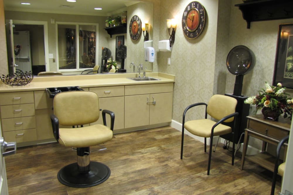 Hair salon at Edgemont Place in Blaine, Minnesota