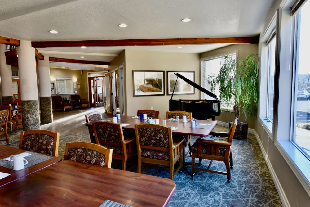 Common areas at the Retirement Community at Regency Village at Prineville in Prineville, Oregon