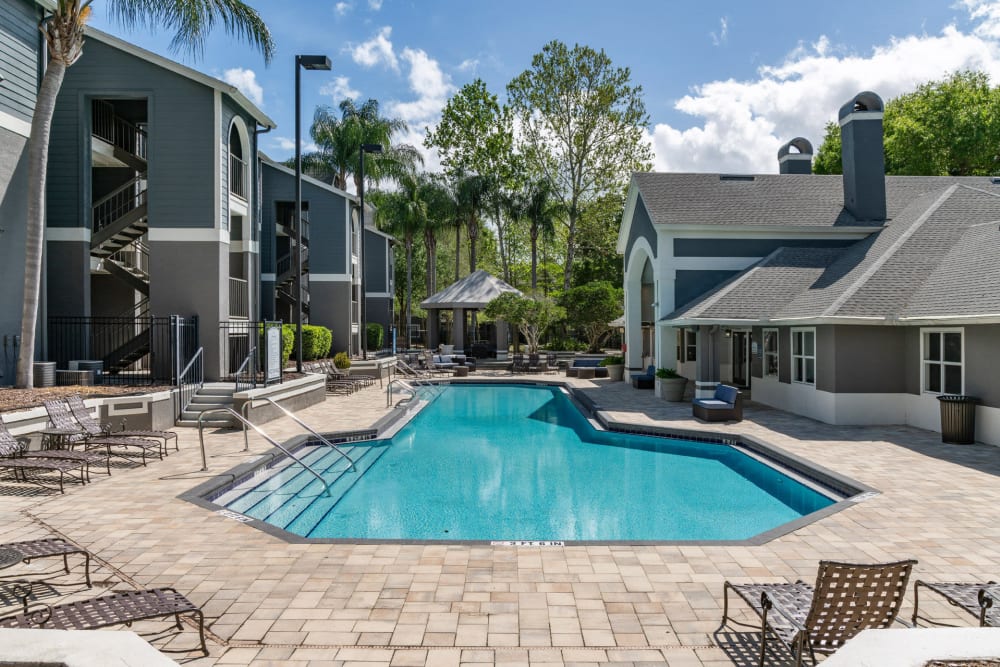 Swimming pool at Central Park in Altamonte Springs, Florida