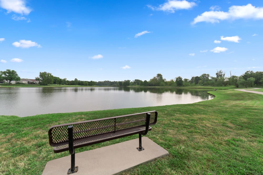 Scenic lake view at Traditions at Mid Rivers in Cottleville, Missouri