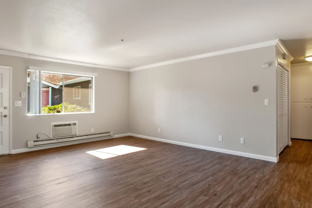 Living room layout at Spring Lake Apartment Homes in Santa Rosa, California