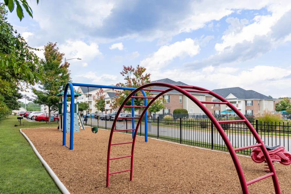 childrens playground at Bristol Park in Fayetteville, North Carolina