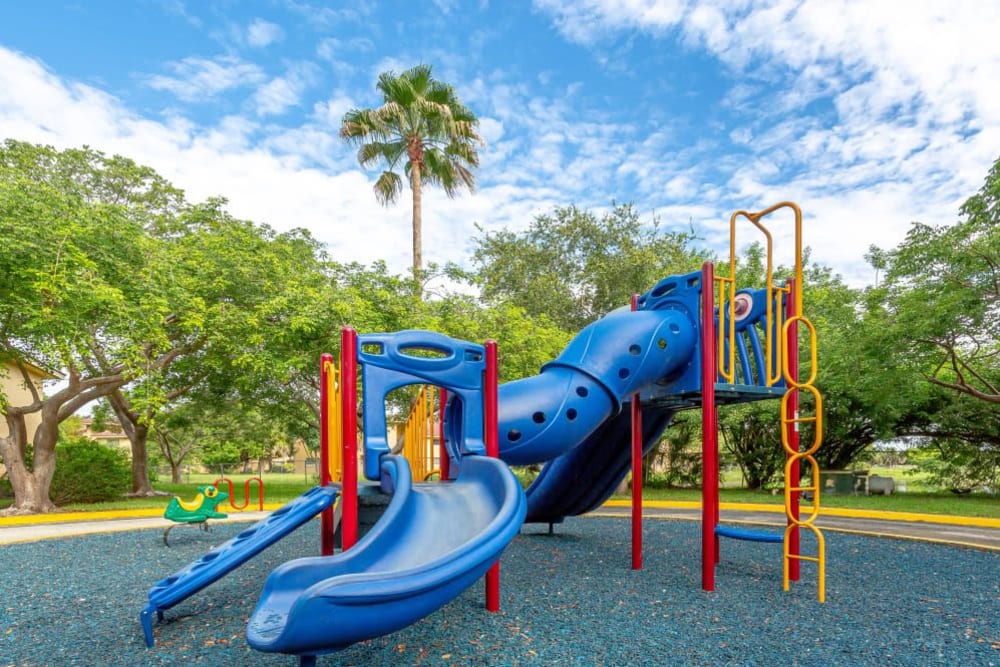 A children's playground at Fairway View in Hialeah, Florida