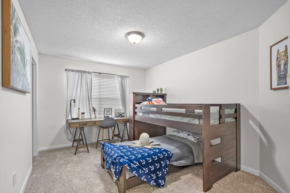 Spare bedroom at The Isle Apartments in Orlando, Florida