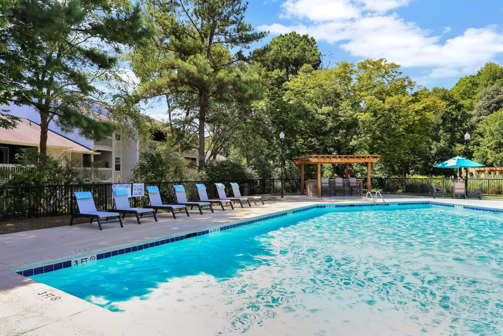 Pool at The Laurel Apartments in Spartanburg, South Carolina