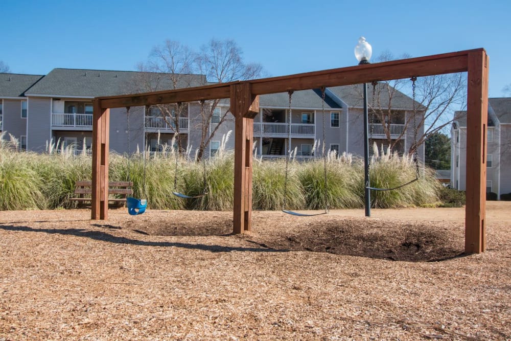 Swings at The Willows Apartments in Spartanburg, South Carolina