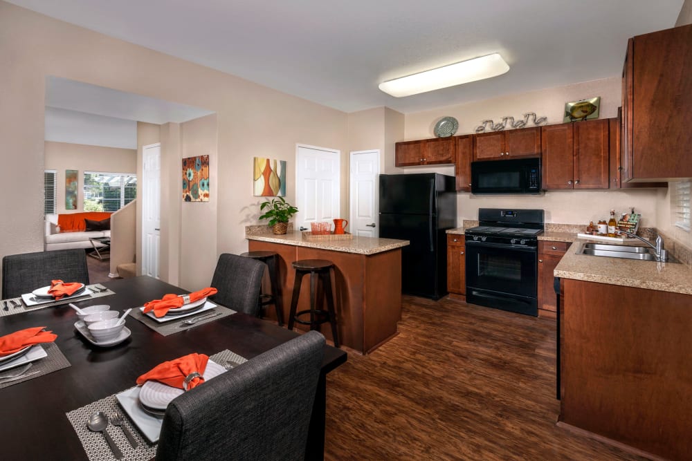 Kitchen at Homecoming at Eastvale in Eastvale, California