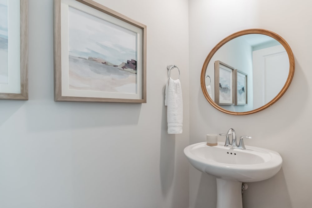 Bathroom at Lattitude34 Dillard Creek | Townhomes in Greer, SC