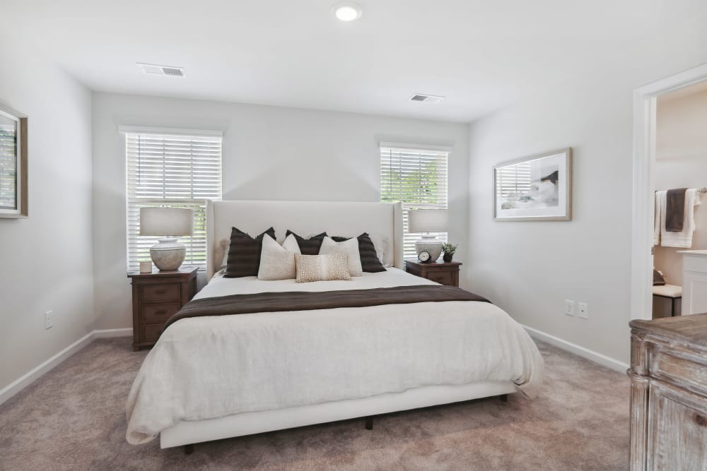 Spacious Bedroom at Lattitude34 Dillard Creek | Townhomes in Greer, SC