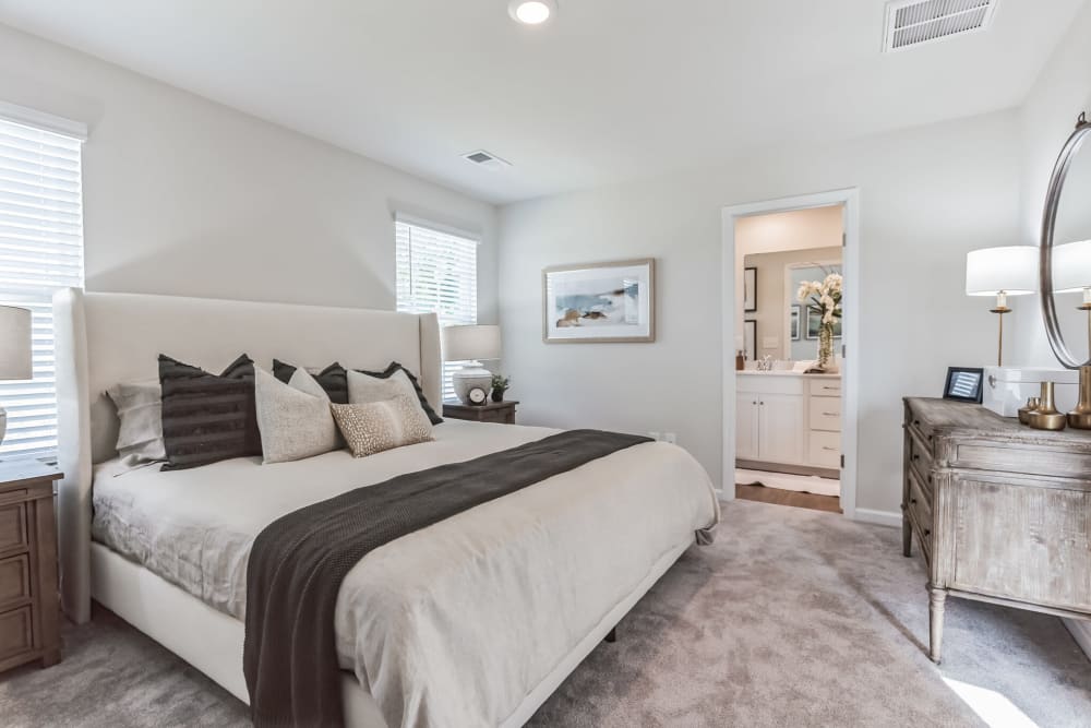 Bedroom at Lattitude34 Dillard Creek | Townhomes in Greer, SC