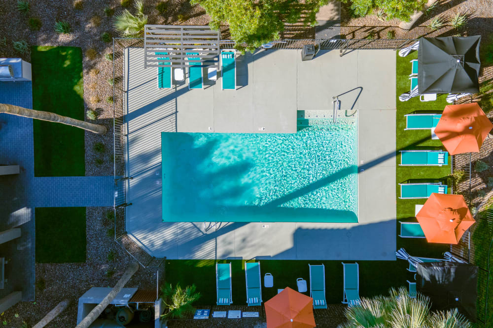 Resort-Style Swimming Pool at Asteria Apartments in Tempe, AZ