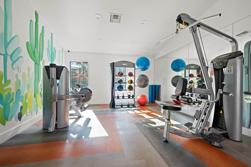 State-of-the-Art Fitness Center with strength at Asteria Apartments in Tempe, AZ