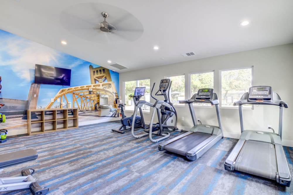 Fitness Center at Sixty58 Townhomes in Sacramento, California