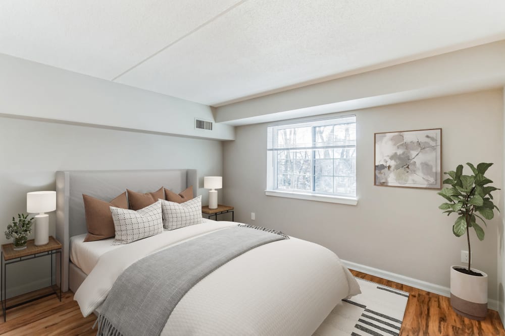 Modern Bedroom at Eagle Rock Apartments at Swampscott in Swampscott, Massachusetts