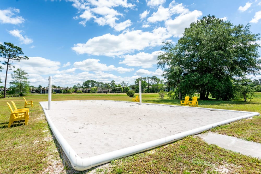 Volleyball area at Park Avenue in Jacksonville, Florida